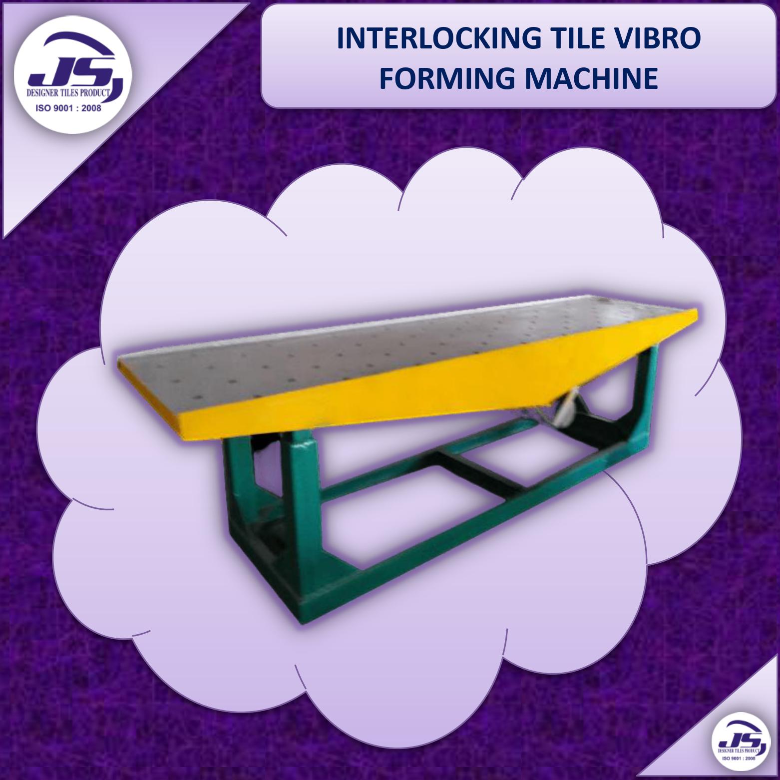 INTERLOCKING TILE VIBRO FORMING MACHINE